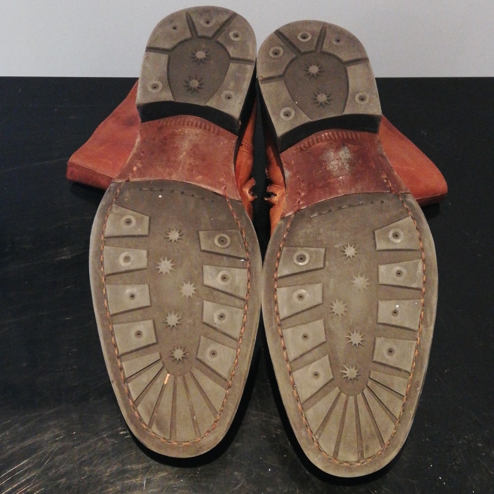To Boot Brown Leather Boots Men's Size 8 1/2 - Picture 6 of 9